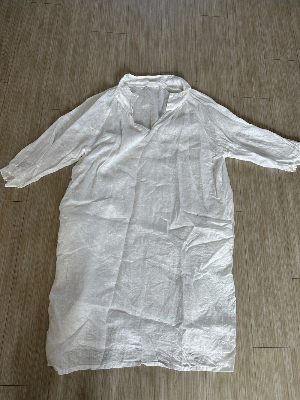 CP Shades linen white sleep tunic
